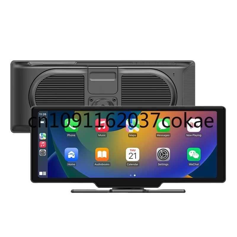 

Maustor 10 Inch Wireless Carplay Android Auto IPS Touch Screen Support Reverse Image Portable Car DVD Player Android Car Screen