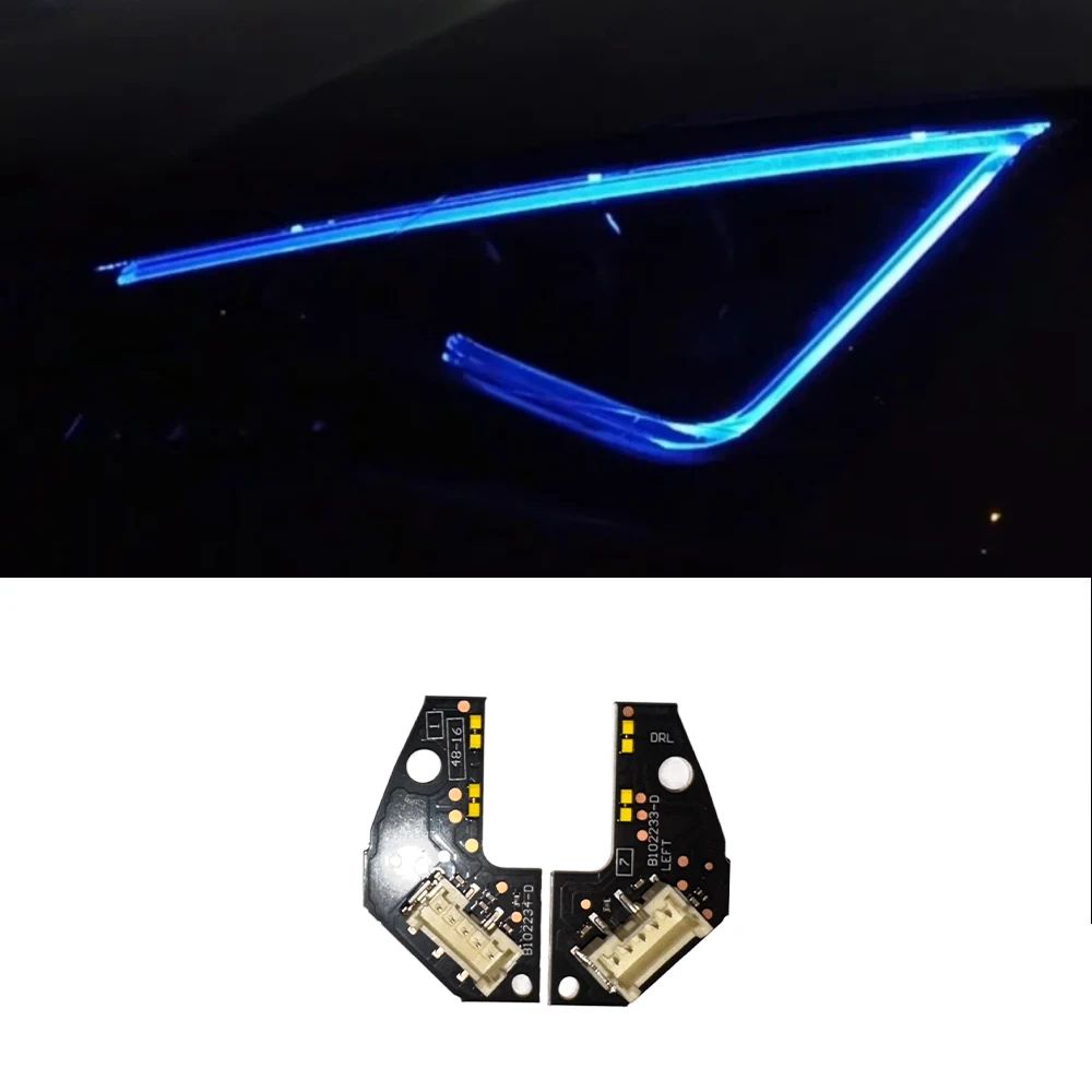 

Светодиодные доски дневных ходовых огней 5F 0941475 A 5F 0941476 Фара A для Seat Leon 2018-2020 DRL желтого/красного/синего/голубого цвета