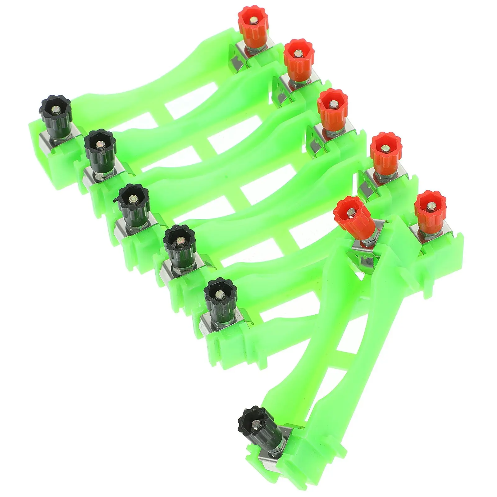 

6pcs AA Physics Labs Holder Case Green Color with Leads for Aa Case Physics Labs Teaching Tools STEM Education