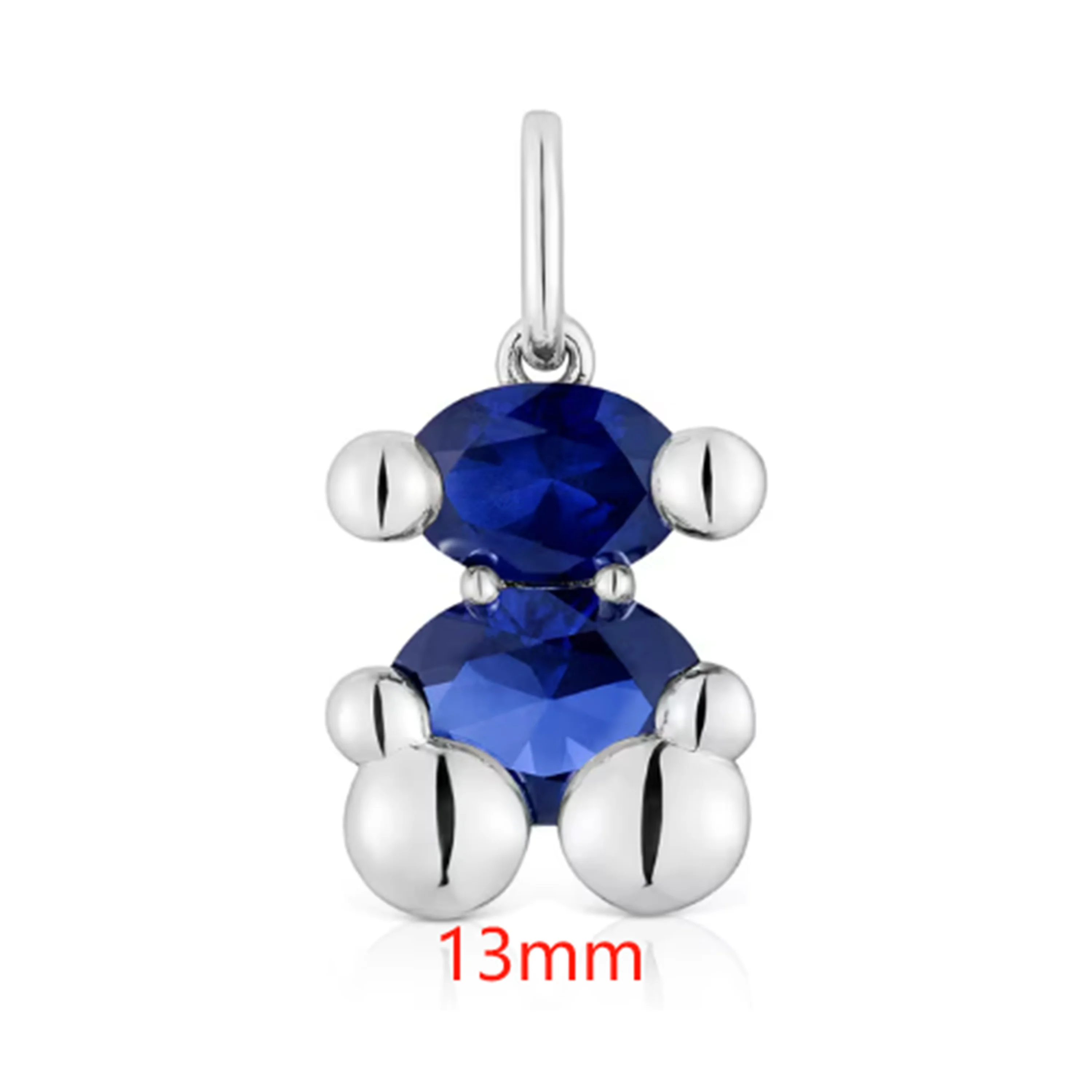 

New S925 Sterling Silver Spain Bear Pendant, Chic & Elegant, Boost Your Charm, Affordable Price!