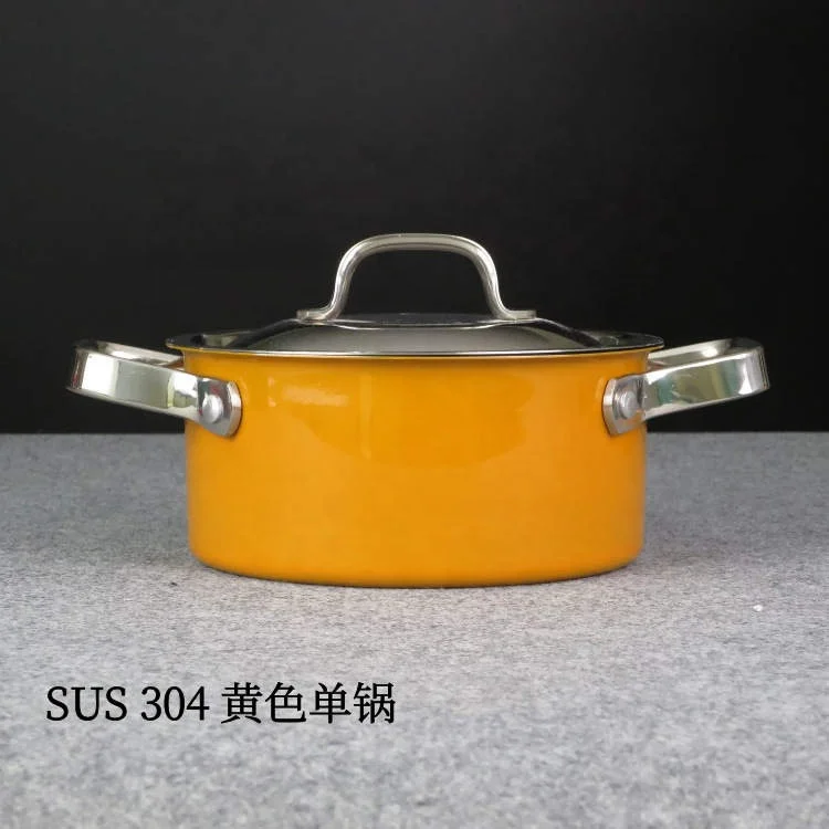 Stainless Steel Inflatable Hot Pot 304 Single Hot Pot Dazzling High-end Small Hot Pot One Person Blind  Stove
