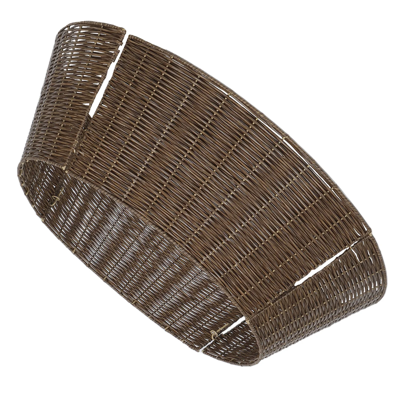 

65Cm Christmas Base Cover Woven Rattan Look Pvc Ring Rustic Tree Skirt Alternative For Holiday Decor Farmhouse Tree Collar