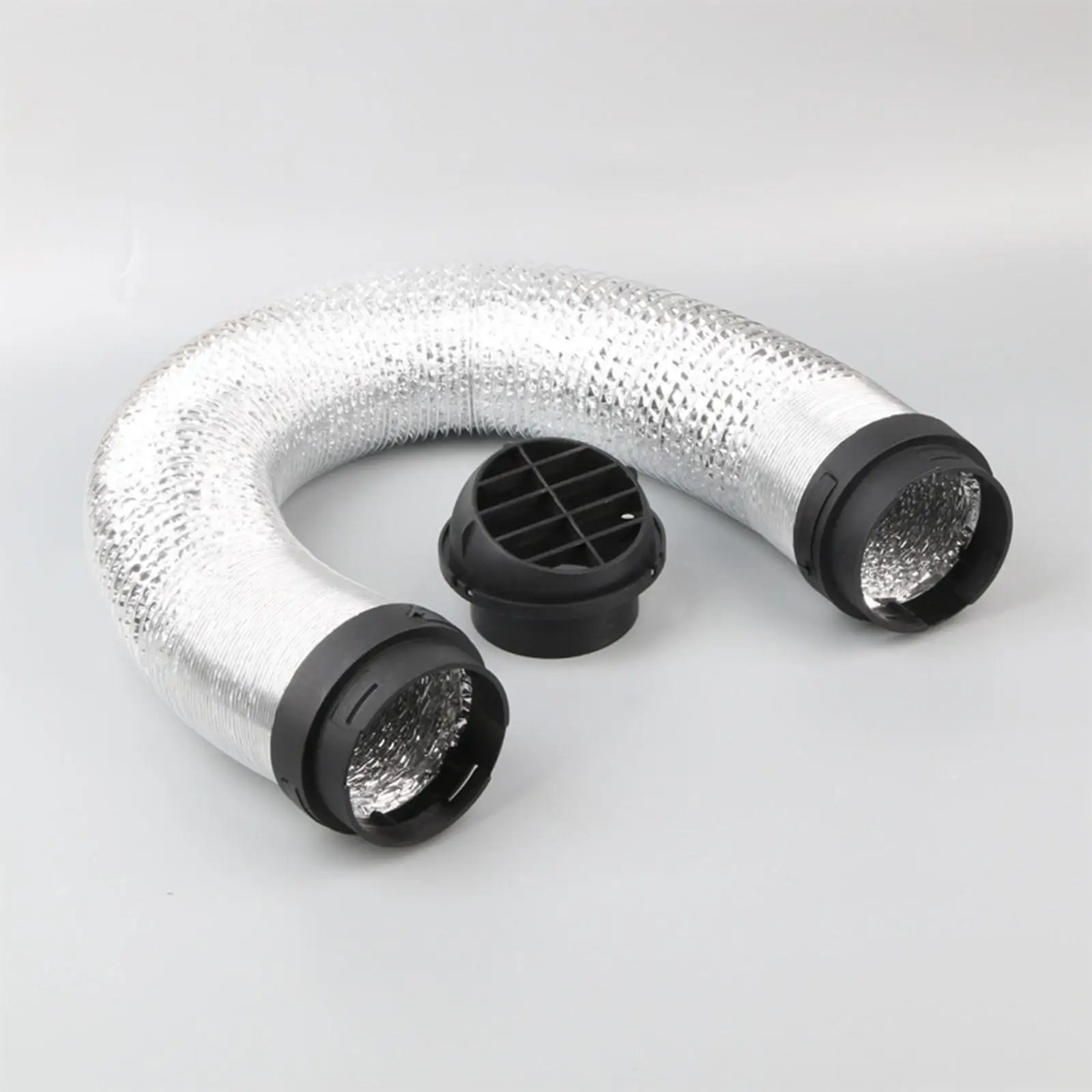 Tuyau flexible de conduit d'air de chauffage automatique, facile à installer, 75mm