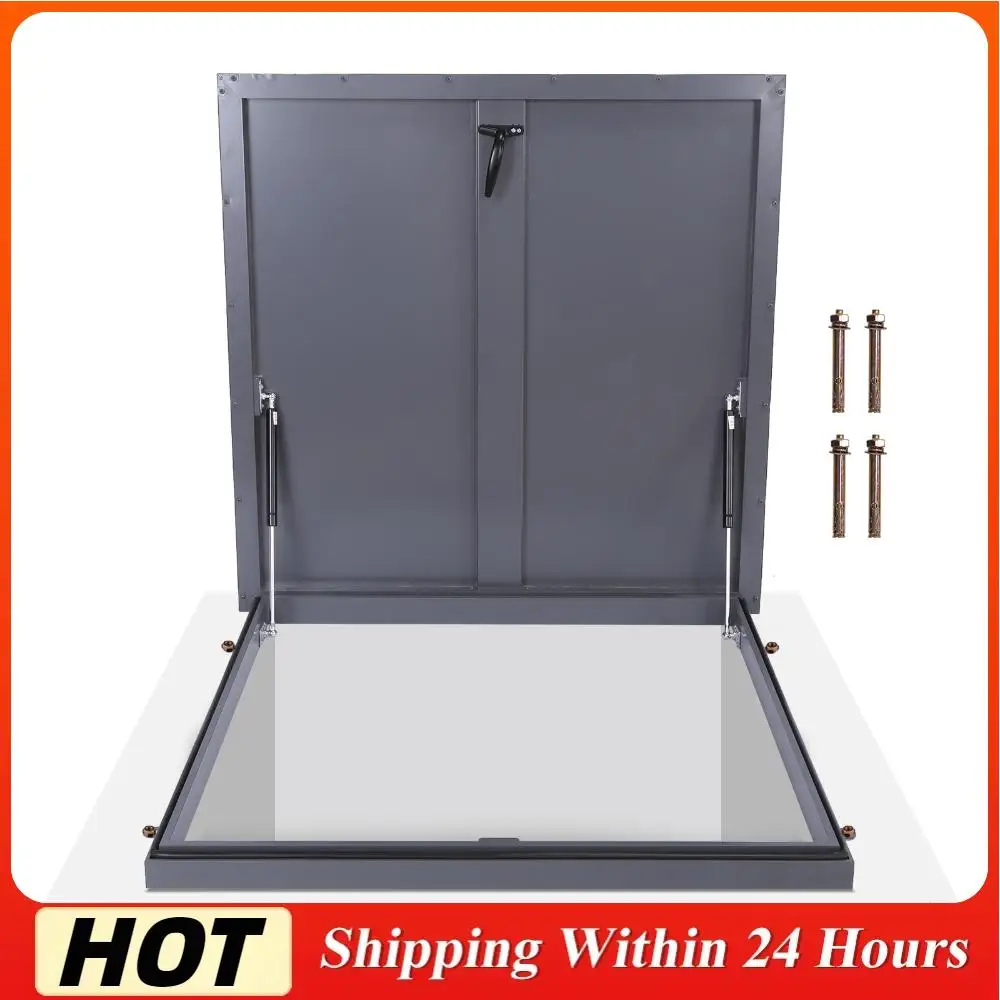 

Алюминиевая рама для мансардной двери 31,5 x 31,5 дюймов, оцинкованный листовой металл, окно-люк для крыши, подходит для дома и промышленности