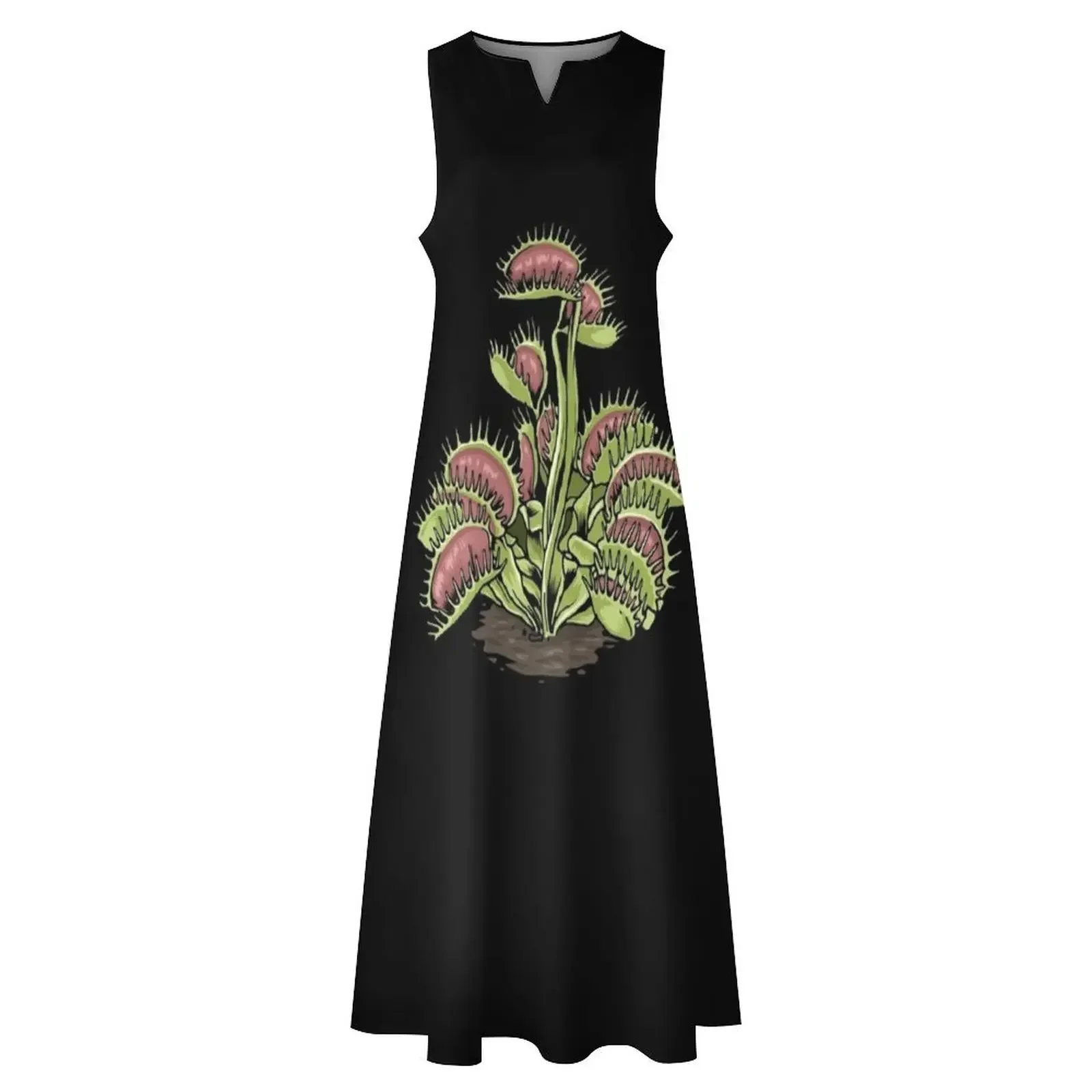 Venus piège à mouches t-shirt plante carnivoureuse chemise pichet d'eau robe longue robe de soirée de luxe pour femmes