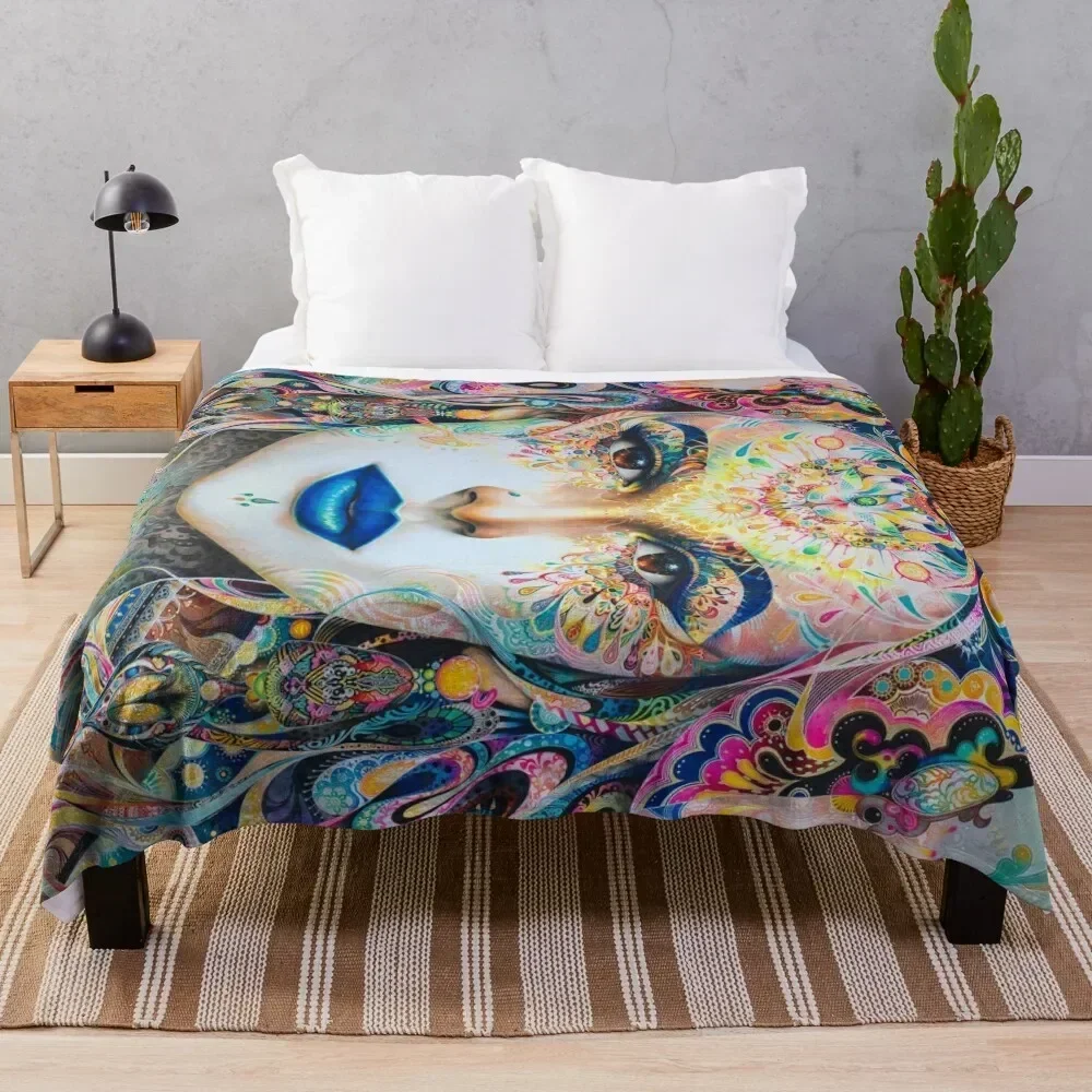 

Shakti - horizontal Throw Blanket Soft Comfort Blanket for Reading Watching TV