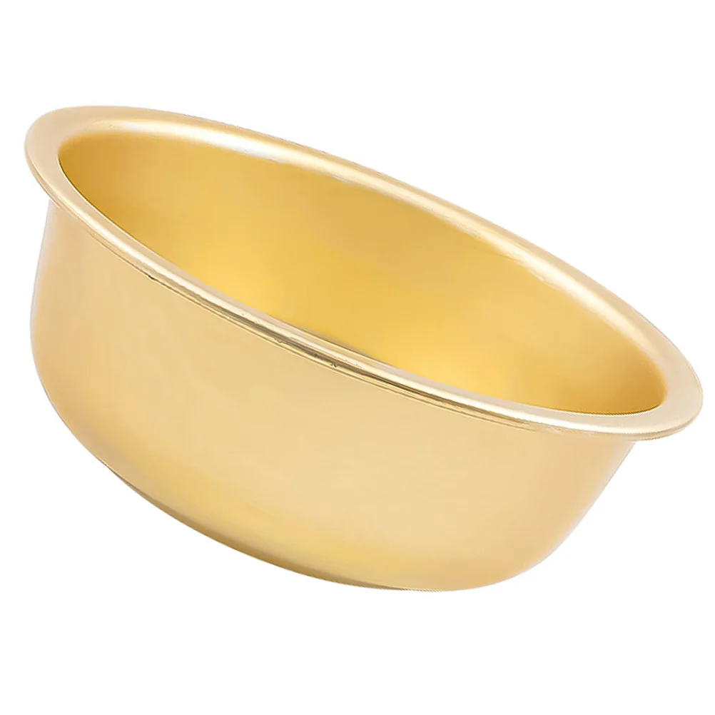 Large Mixing Bowl Snack Bowls Yellow Aluminum Basin Thicken Storage Fruit Washing Multifunction