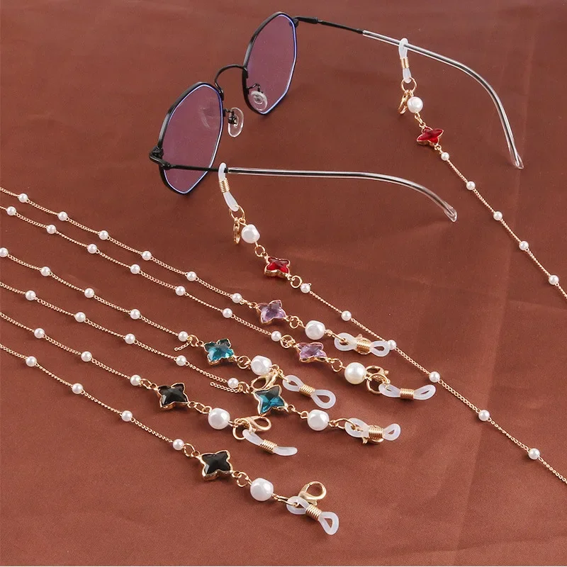 1PC New Fashion Glasses Chain for Women Men Mask Chain Strap Holder Sunglass Lanyard Necklace Hang on Neck Eyewear Accessoriess