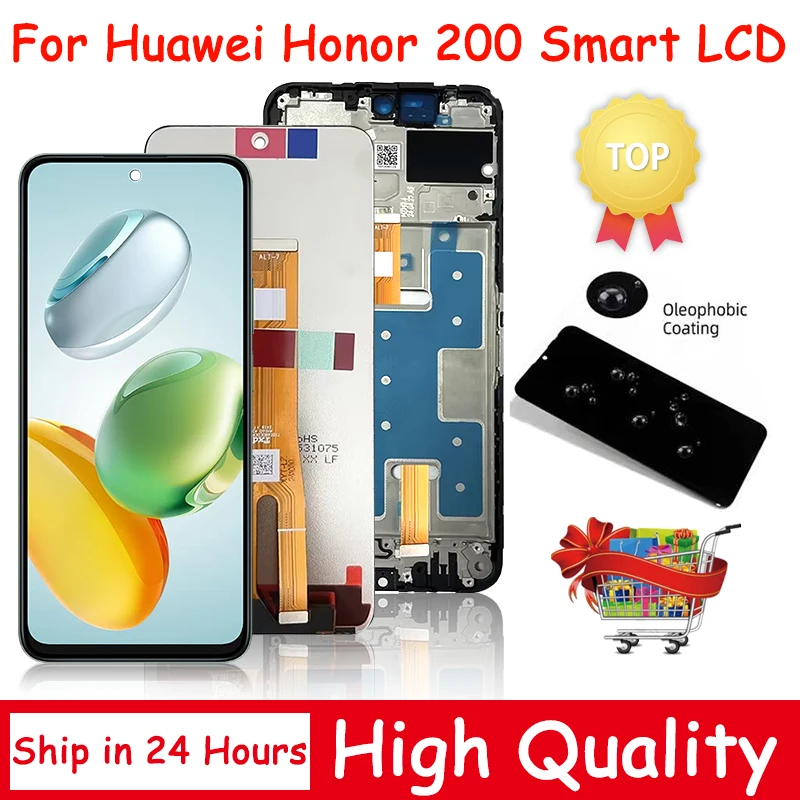 ALT-NX1 Premium Lcd For Huawei Honor 200 Smart Display Touch Screen Digitizer Panel Assembly X7c Lcd Screen With Frame