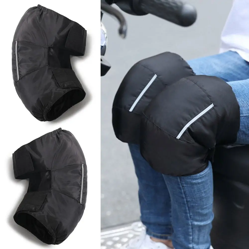 

Winter Thicken Down-Filled Knee Pads Adjustable Windproof Thermal Knee Braces Kneepads for Men Women Outdoor Cycling