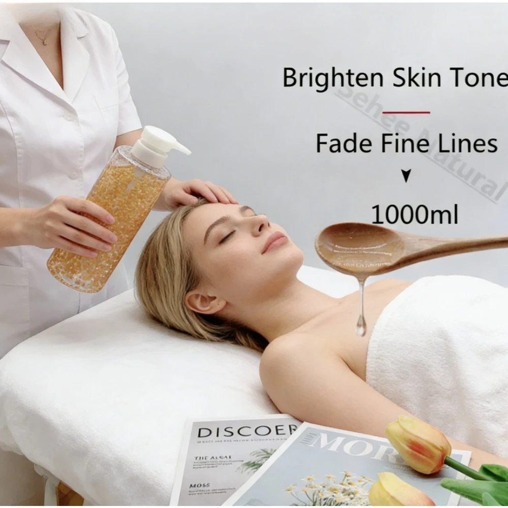 Gold Roe Essence Moisturizing Brightening Compact Repair Anti Wrinkle Cosmetics 1000ml Skin Care Luxury Care Essence