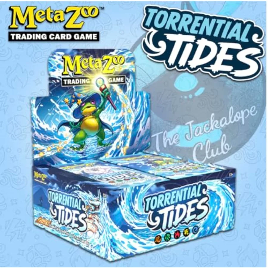 

Metazoo TCG: Torrential Tides Booster Box with 24 Packs 11 Rare Cards per Pack Ideal for Competitive Play and Collectors Seekin