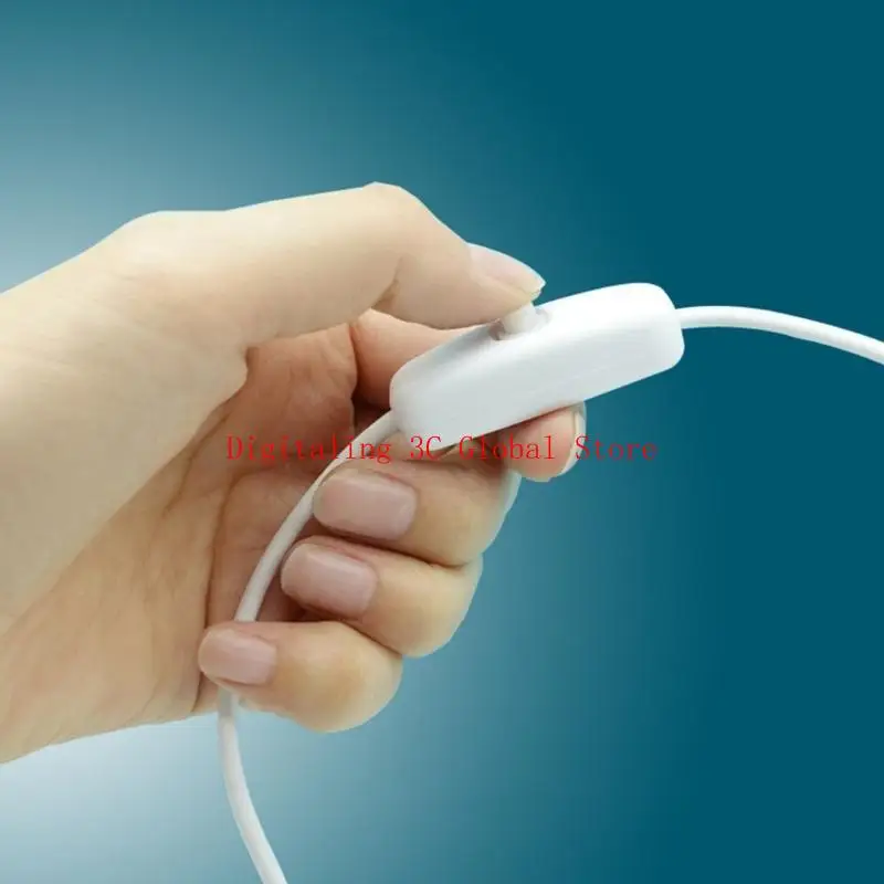 Porta USB para DC3.5x1.35mm Mandeira Linha Extensão do Extensão com On Off Switch