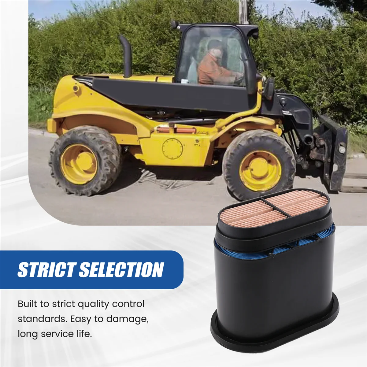 2 قطعة 32/ 925683   32/ 925682   عناصر فلتر الهواء لفلتر هواء السيارة لمنظف الهواء بفلتر الديزل للشاحنة الثقيلة JCB