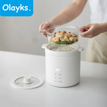 Olayks Rice Cooker 1.2L Multifunctional Electric Cooker 25min Fast Cooking For Dormitory…