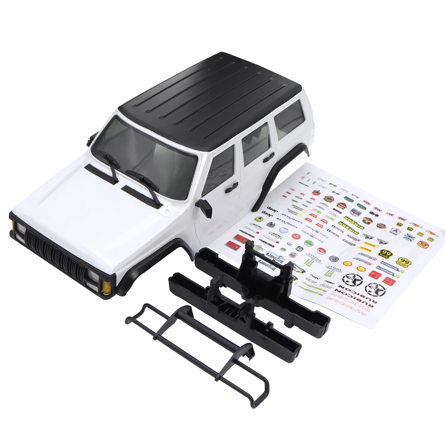 Carrosserie Cherokee INJORA ABS blanc perle 155m pour TRX4M Bronco Defender - 4M-106WH