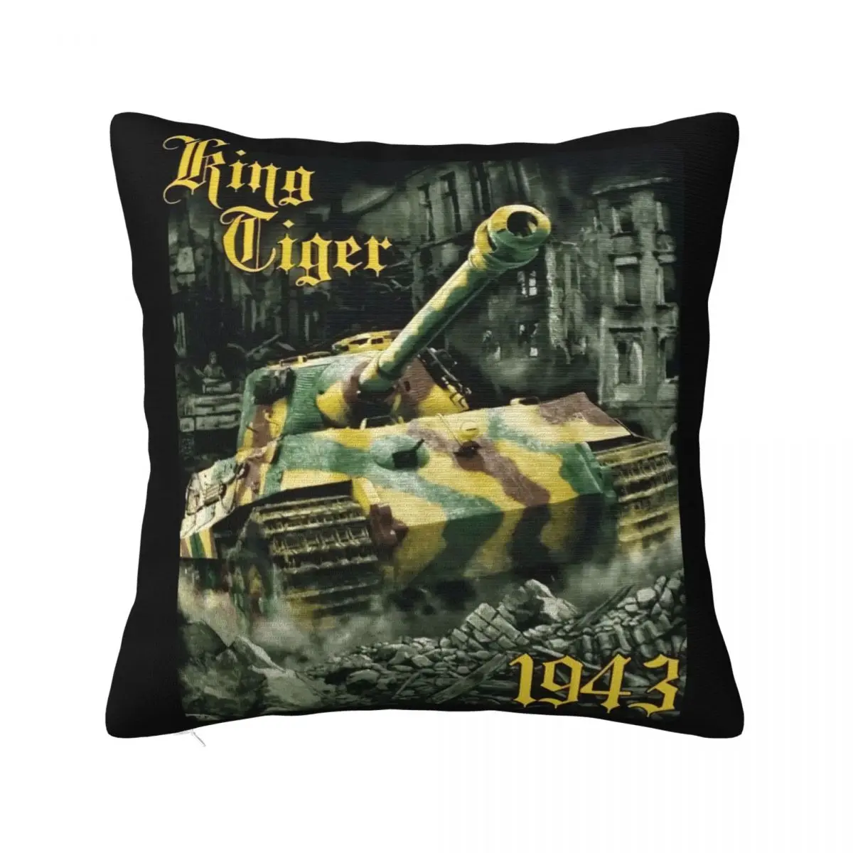 Outdoor Raja Harimau Heavy Tank Jerman Moro Perang Dunia Ii Wo More Colors Present Pillow Case