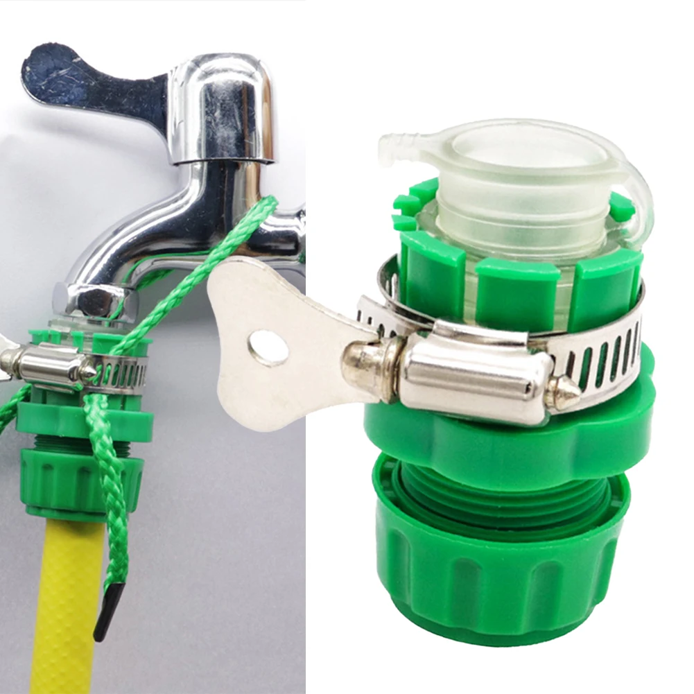 Faucet Adapter Water Hose Connector ABS Bubbler Function For Garden Watering Quick Connectors Rubber Versatile