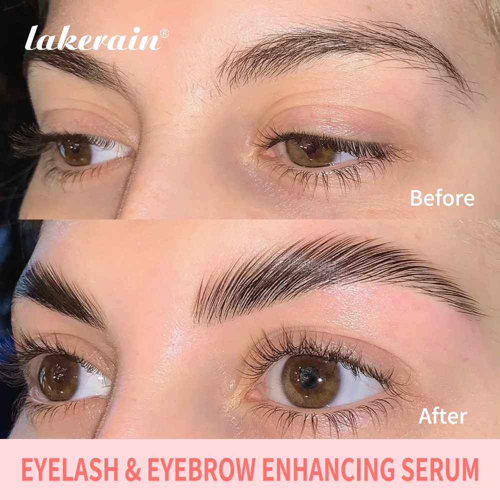 Lakerain Eyelash&Eyebrow Enhancing Serum Rapid Growth Serum 2-in-1 Effectively Nourishes Eyelashes And Eyebrows Tint Cosmetics