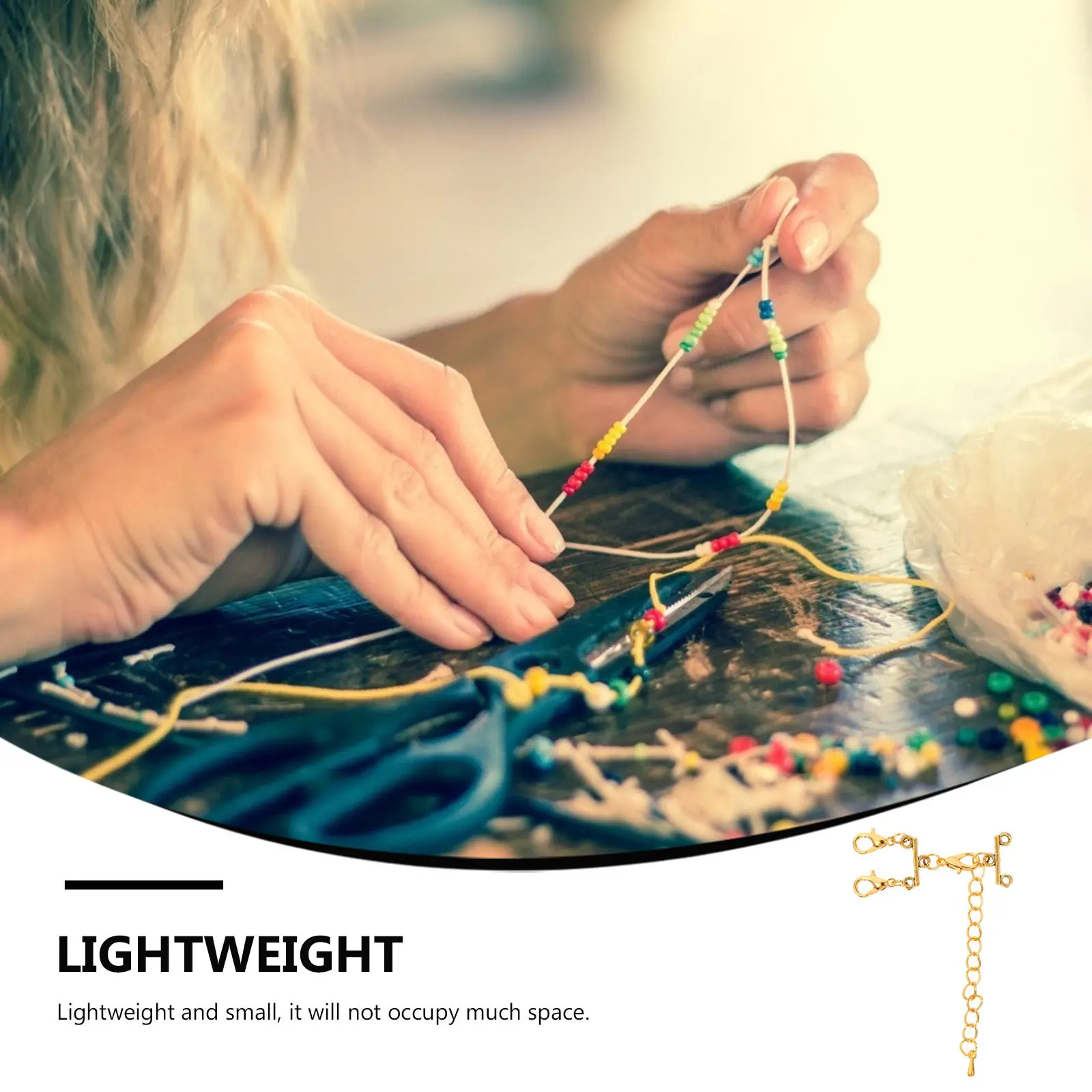 

8 шт. соединителей для жемчужных ожерелий из нержавеющей стали и меди, прочные многожильные разъемные застежки-фиксаторы для ювелирных изделий, DIY