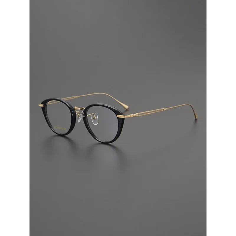 

New Retro Classic Glasses Frame for Women Myopia Reading Anti Blue Light Eyewear Men Optical Prescription Progressive Eyeglasses