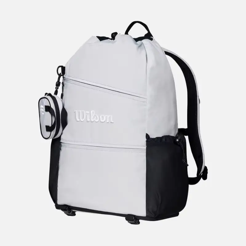 Сумка для теннисных ракеток Wilson, дорожная сумка для отдыха на шнурке, профессиональный спортивный рюкзак для тенниса и бадминтона с мини-карманом