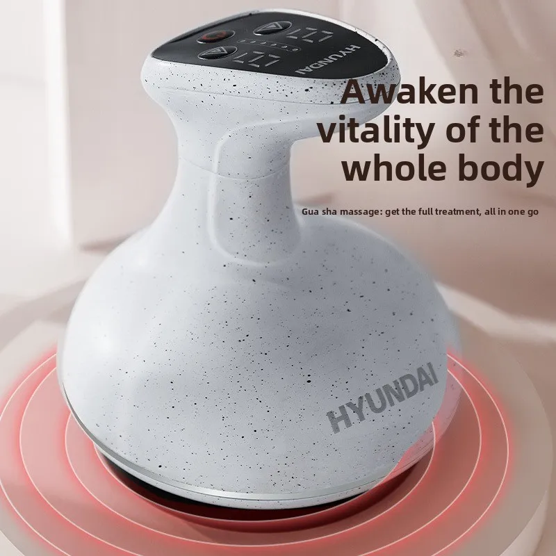 Wireless USB Electric Hot Compress Massage Charging Cupping Device Meridian Scraping Instrument