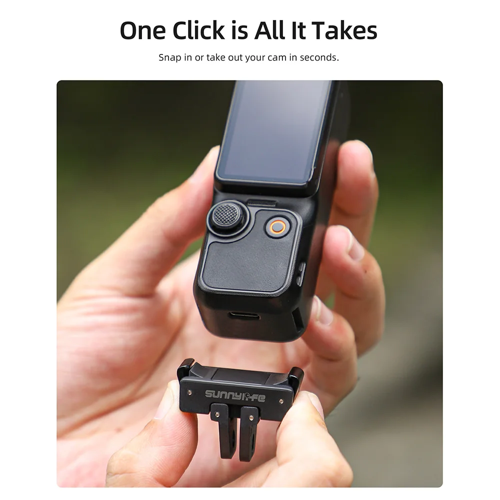 طوي الإفراج السريع محول جبل ل DJI Pocket 3 تمديد قوس ترايبود محول مع 1/4 "ثقب المسمار ل DJI Pocket 3 Acc