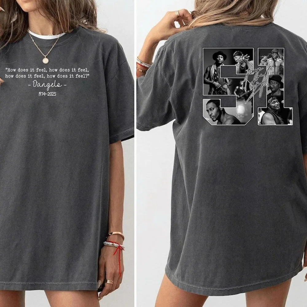 Rip D'Angelo Shirt Legend R&B Singer D'Angelo Memorial T-Shirt D'Angelo Tribute Shirt Remembering in Memory Musical Legend Tee