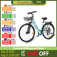 VARUN VARC7008 Electric Bicycle 250W Powerful Motor 36V10AH Adult Riding Electric Bike 700C*35C inch Tire Urban Commuter E-bike