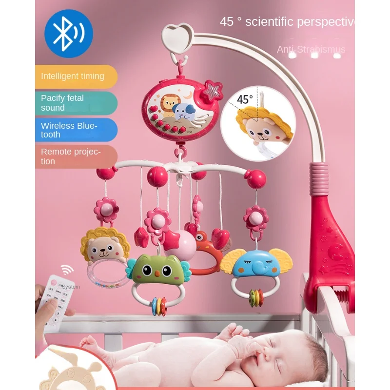 Toy Bed Bell Rattle Comfort Supplies Early Childhood Education 0 a 3 Months 1 Year Old 6 Gift for First Month Celebration