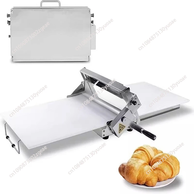 Handmatige deegroller voor bladerdeeg, opklapbaar, voor op het aanrecht, voor pizza en croissantdeeg. - afbeelding 2
