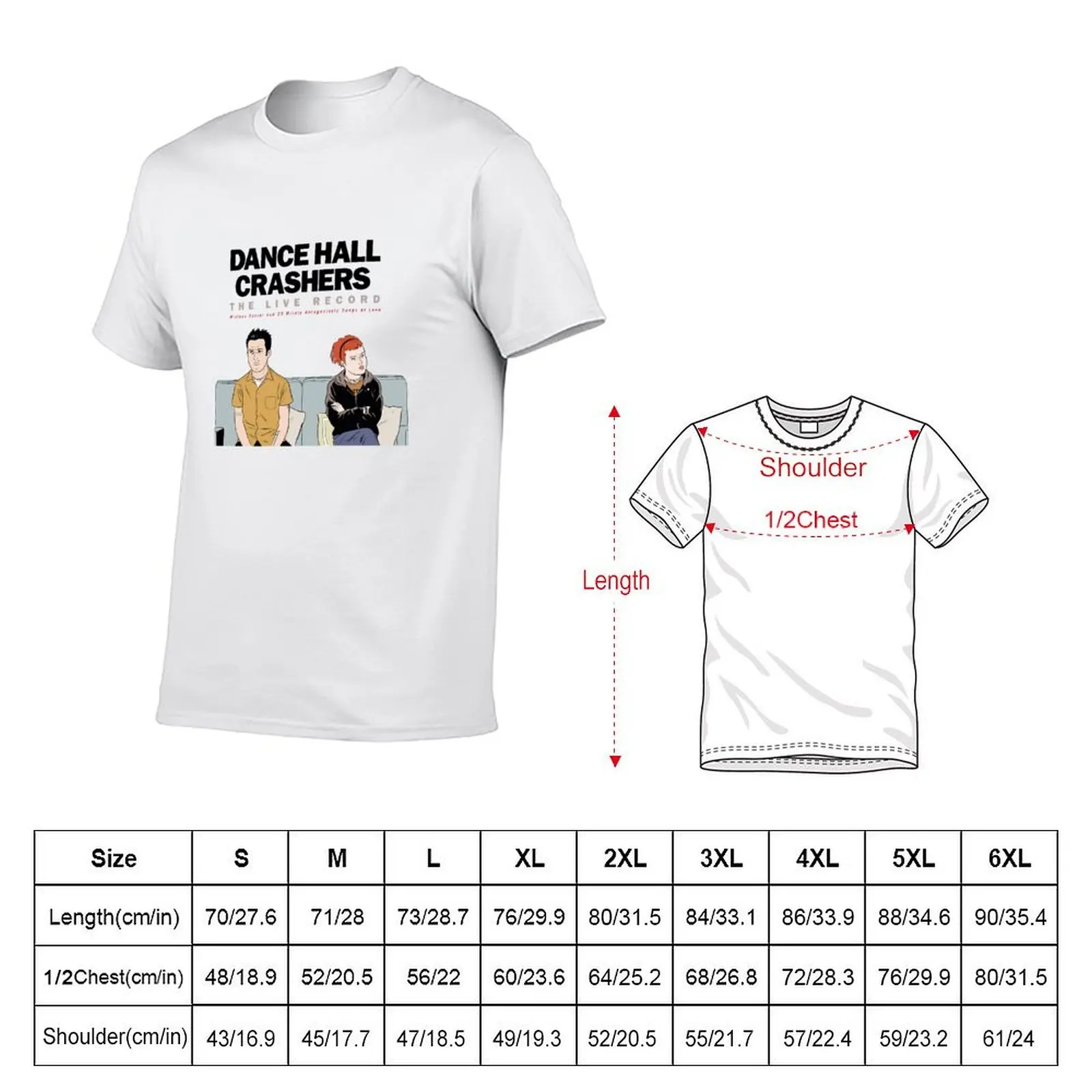 Dance Hall Crashers Antagonistic Songs Of Love T-Shirt Abstract Pattern Print Top