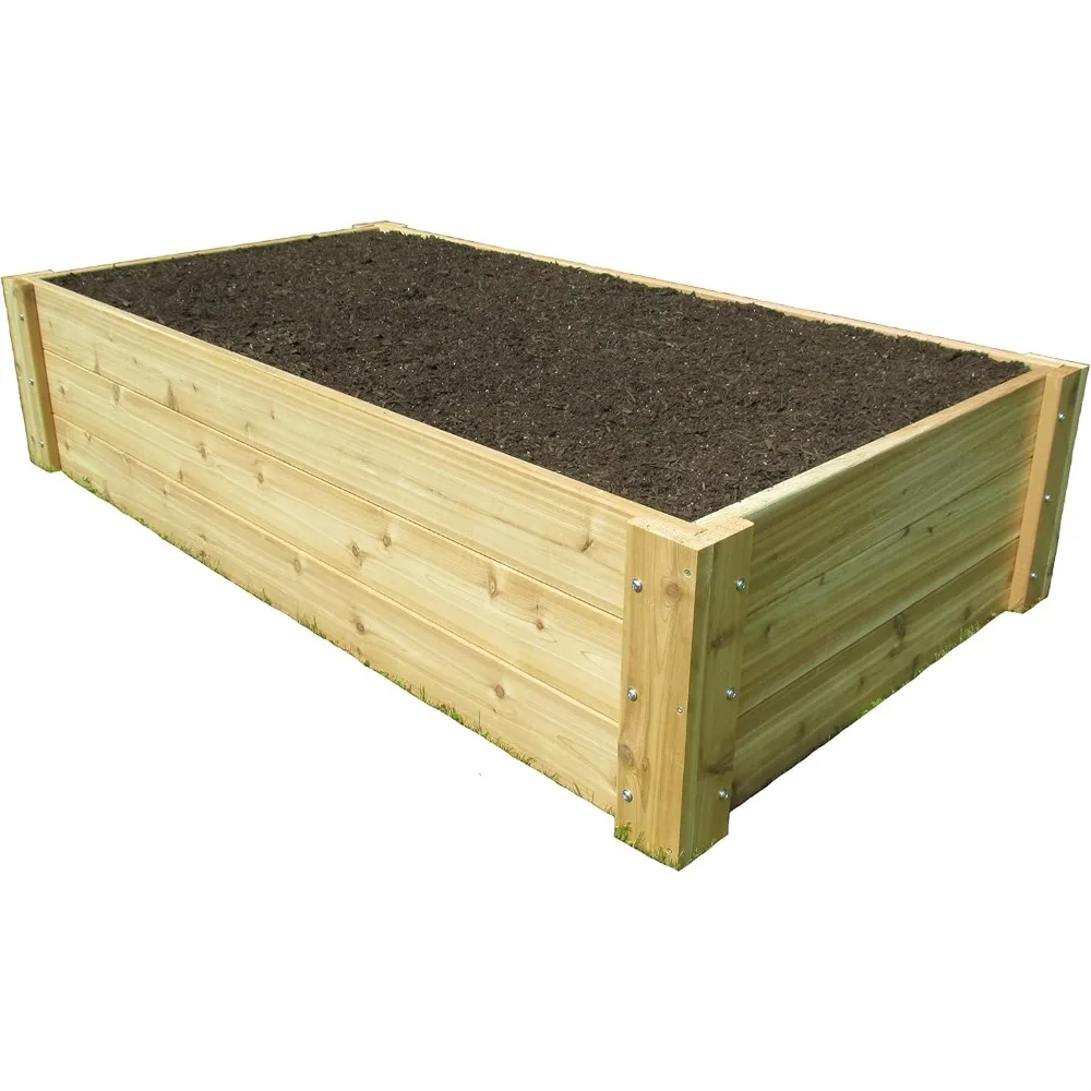 

Infinite Cedar Deep Root Cedar Raised Bed Garden Kit