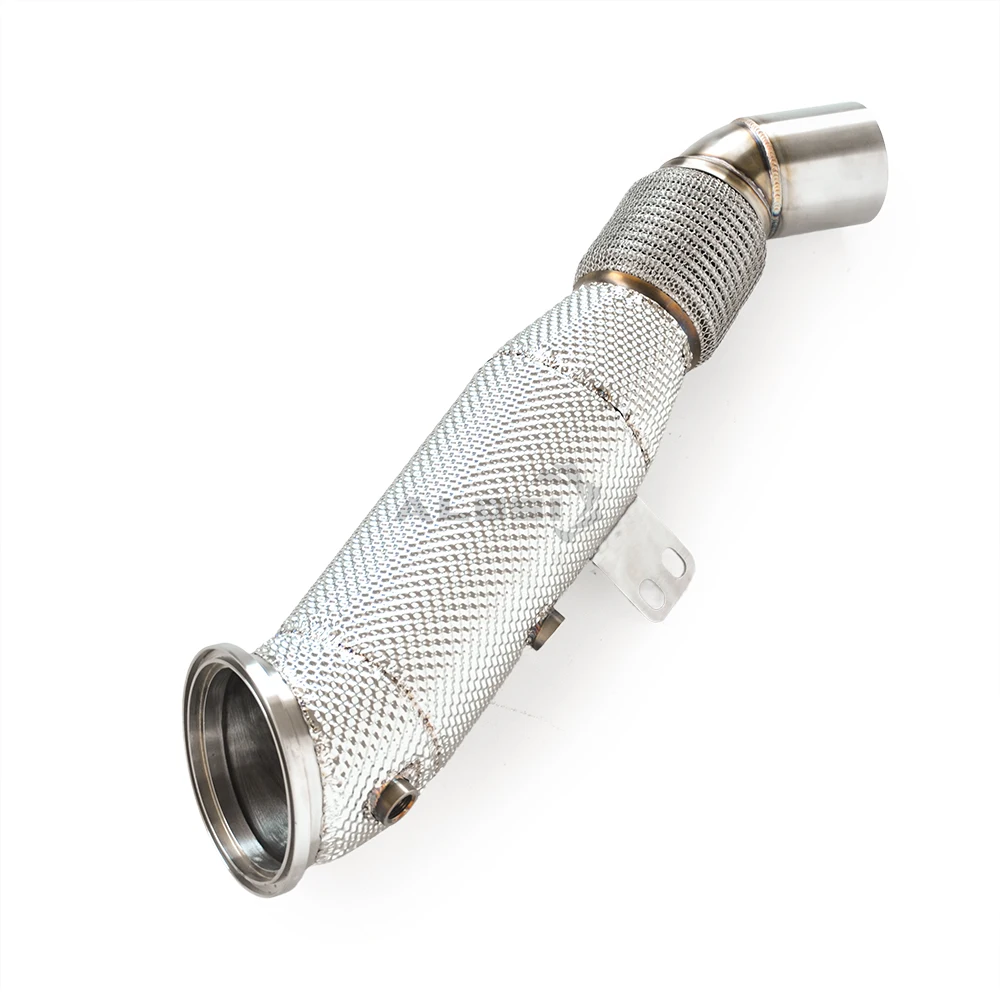 

for BMW X5/X6 G05 G06 B58 3.0T 2018-2023 High performance exhaust downpipe with insulation layer to protect the downpipe