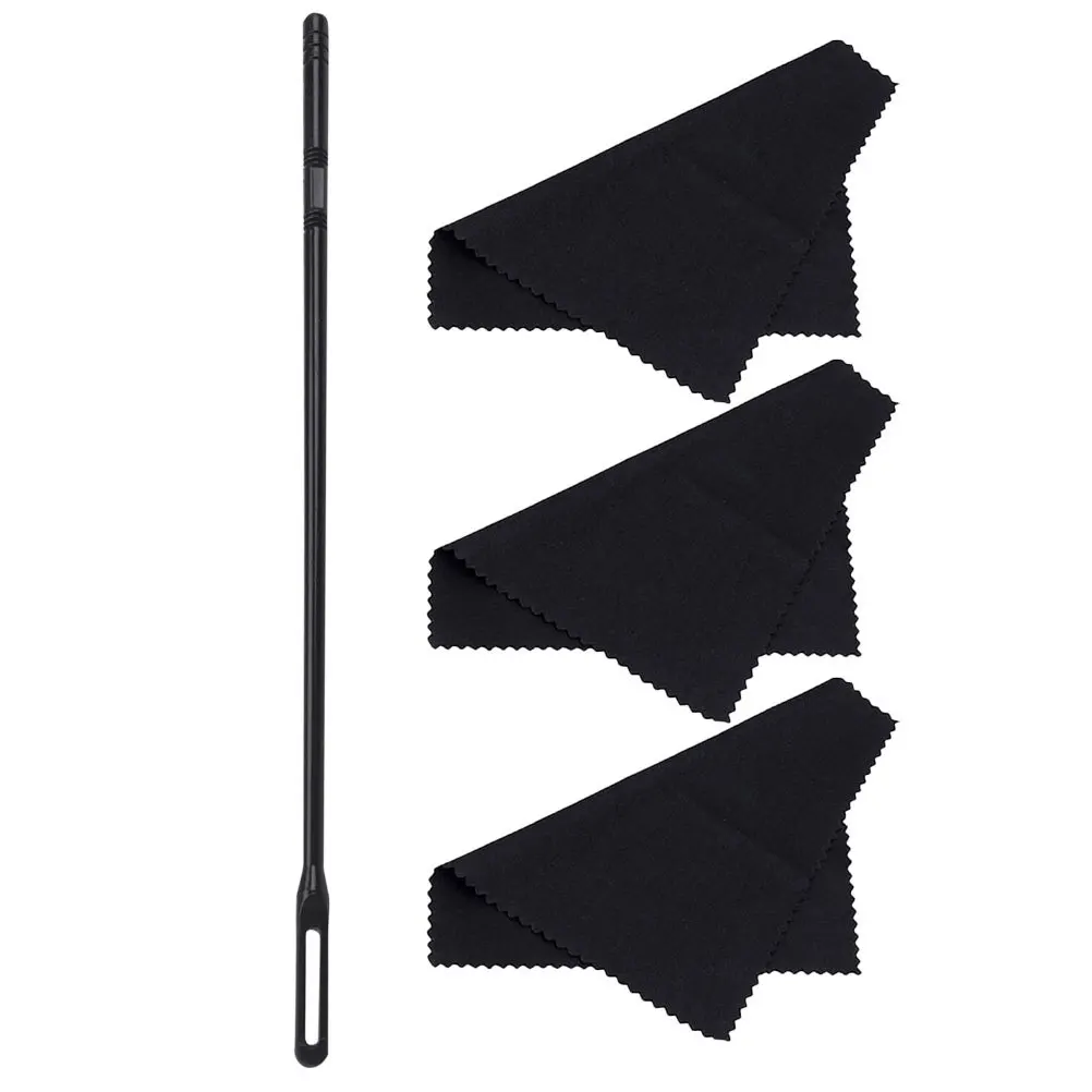 1 مجموعة طقم تنظيف الفلوت قابلة لإعادة الاستخدام تنظيف الملابس قضيب طويل رقيق للساكسفون الكلارينيت المحمولة أدوات العناية بالرياح #3