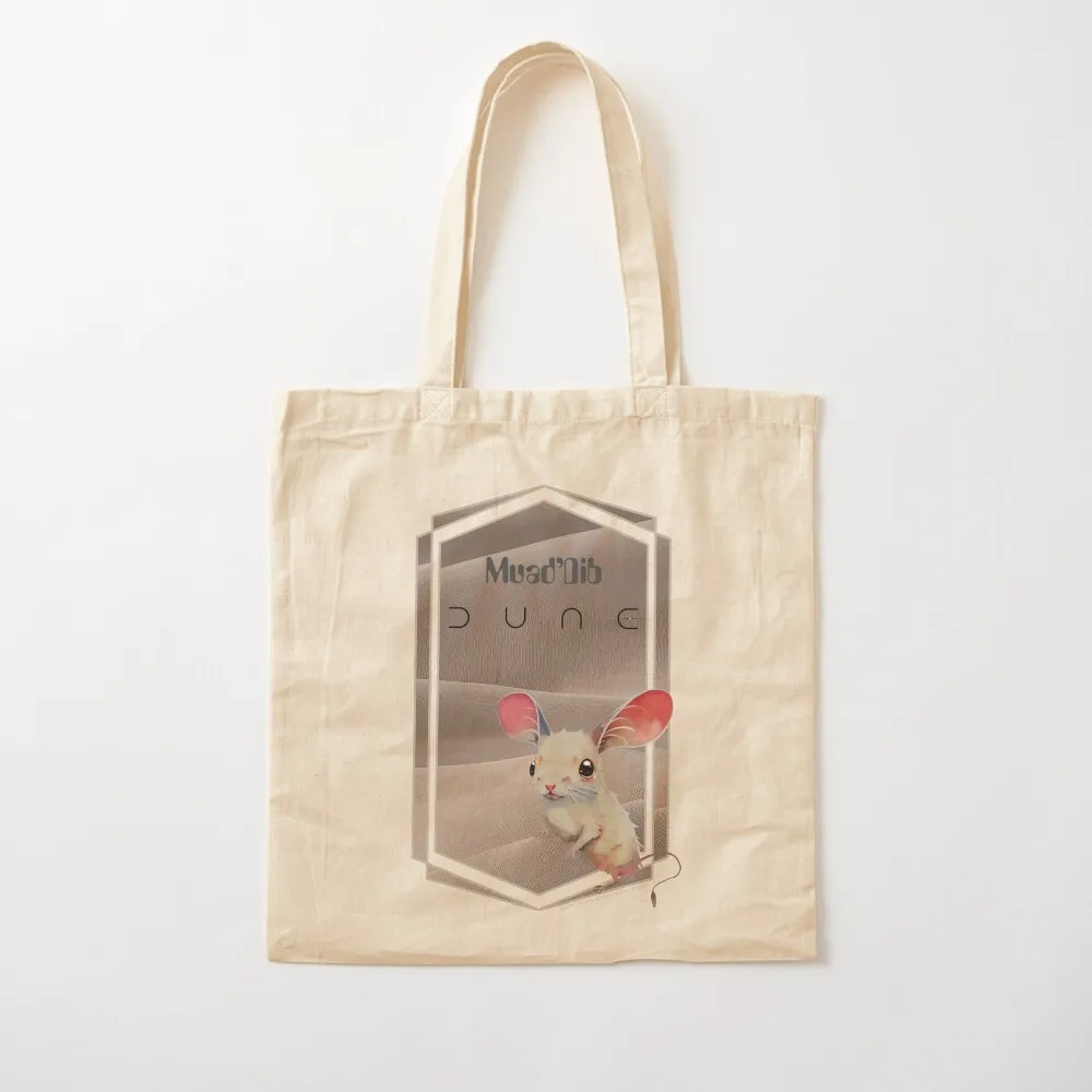 DUNE. Sand Mouse (medium beige gray background) Tote Bag bag for beach Women's tote bag eco pack