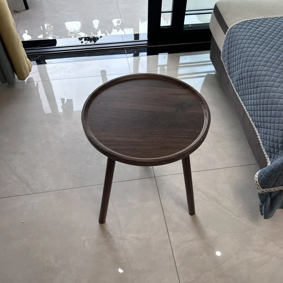 طاولة القهوة الصغيرة الرجعية الكلاسيكية طاولة صغيرة غرفة المعيشة الجرف شرفة خليج نافذة السرير طاولة مستديرة صغيرة