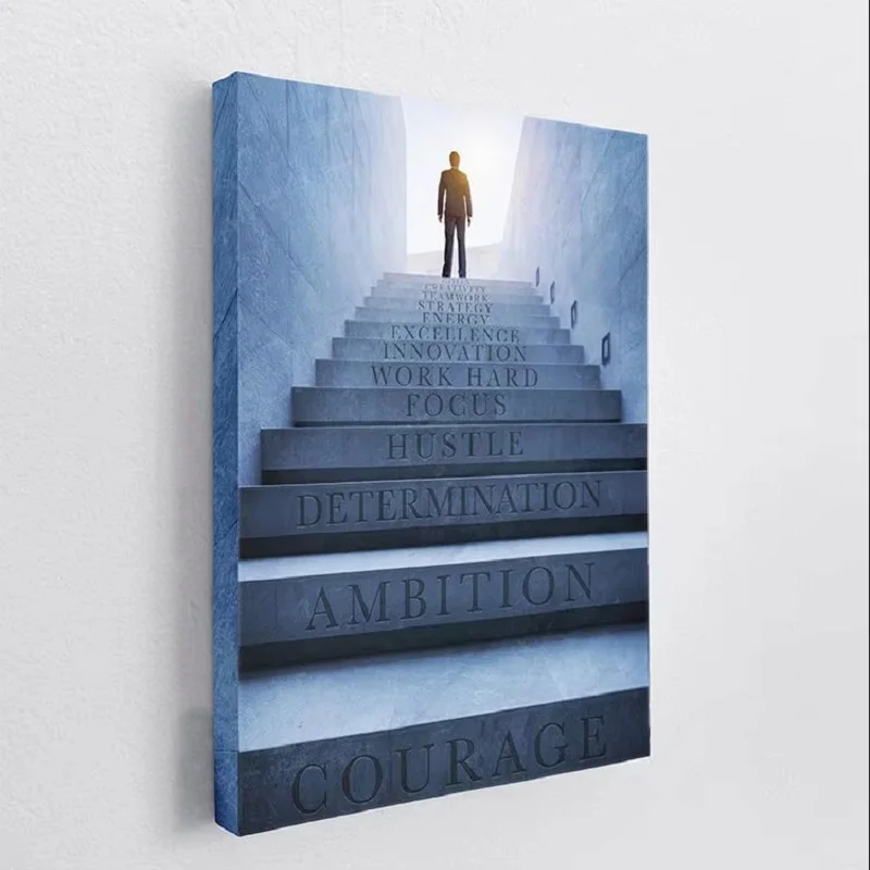 Modern Motivational Posters Prints Walk of Money Canvas Wall Art Inspirational Wall Pictures Canvas Painting For Home Decor