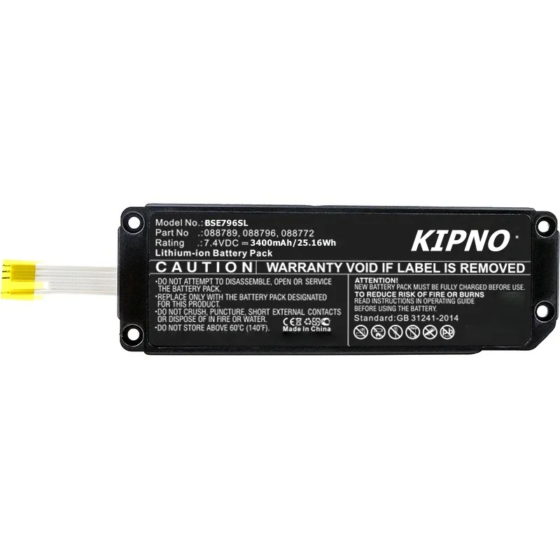 

KIPNO 3400mAh Speaker Battery 080841 088772 088789 088796 for BOSE Soundlink Mini 2