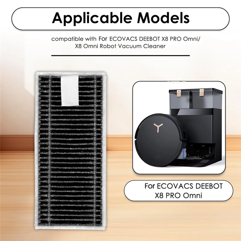 A66T-HEPA-фильтры для робота-пылесоса ECOVACS DEEBOT X8 Pro Omni, запасные части, комплект аксессуаров