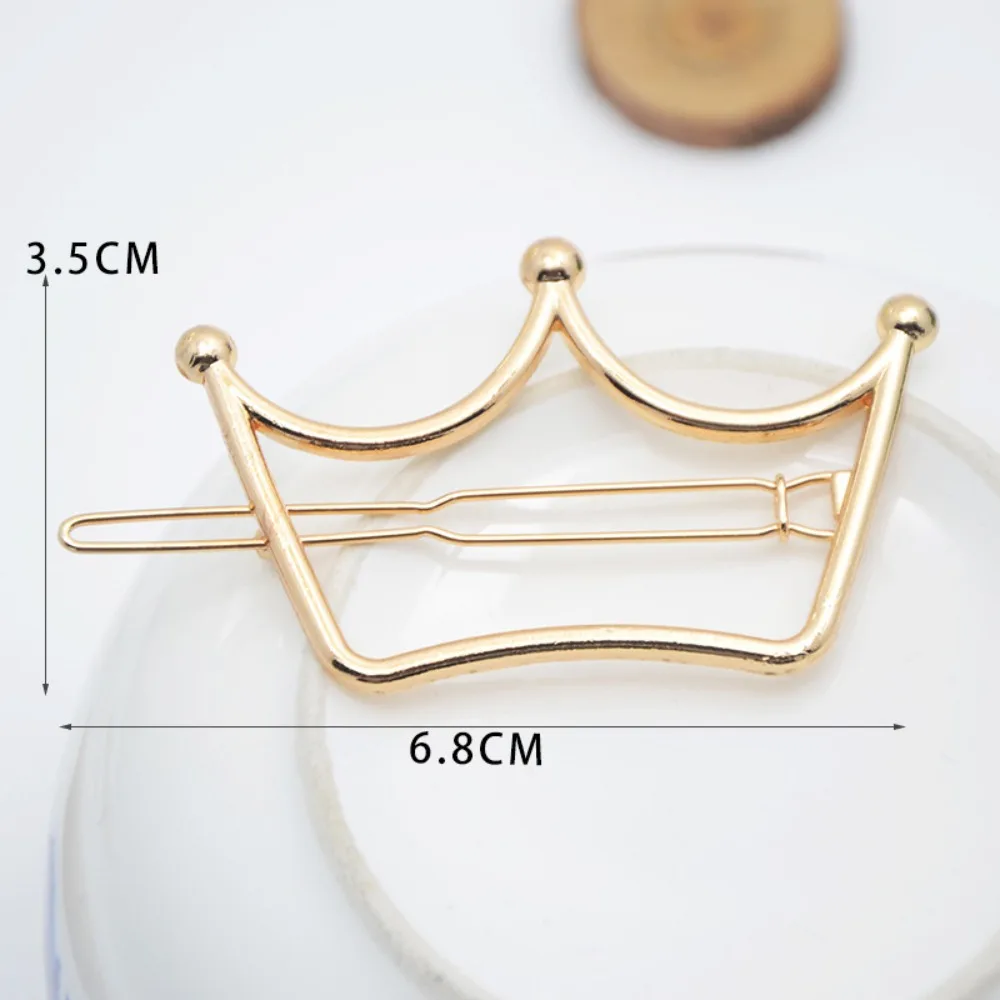 Metal Hairpin Sweet Barrette Small Bobby Pin Vintage Hair Clip Women Girls Women Hair Edge Clip Hair Styling Accessories