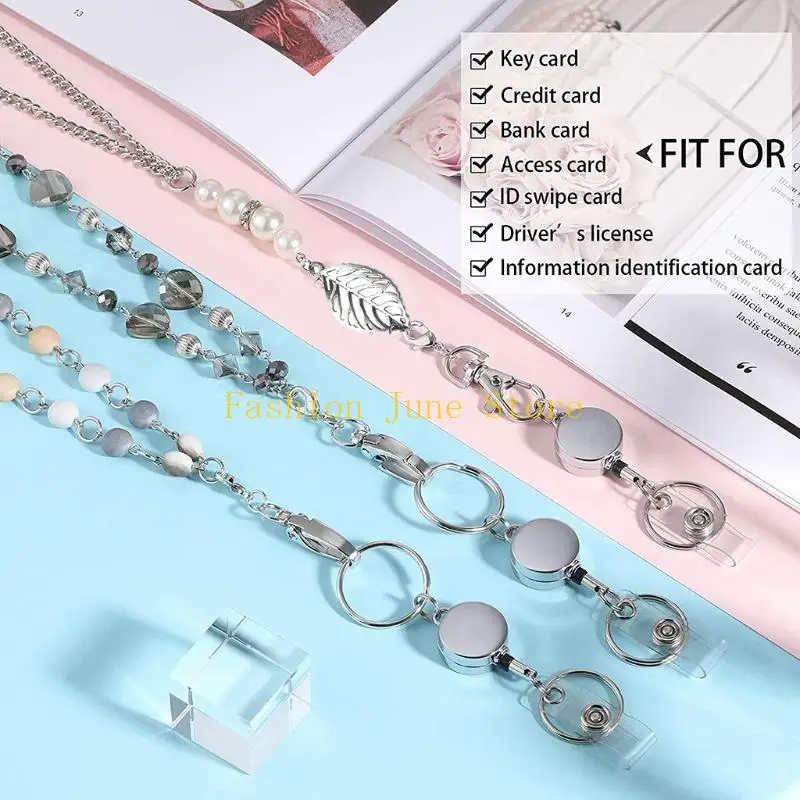 N5KA Fashion Cell Phone Lanyard Neck Hanging Lanyards for Keys Employee Badge