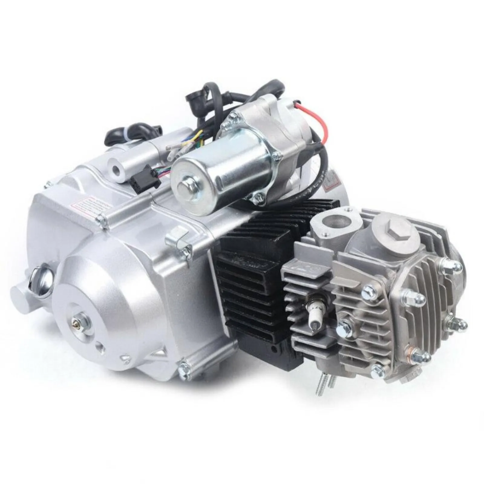 4-stroke 125cc Engine Motor Kit Lawn Mower Semi Auto Electric Start 3+1 Reverse For Buggy Quad Bike ATV Go Kart  Single Cylinder