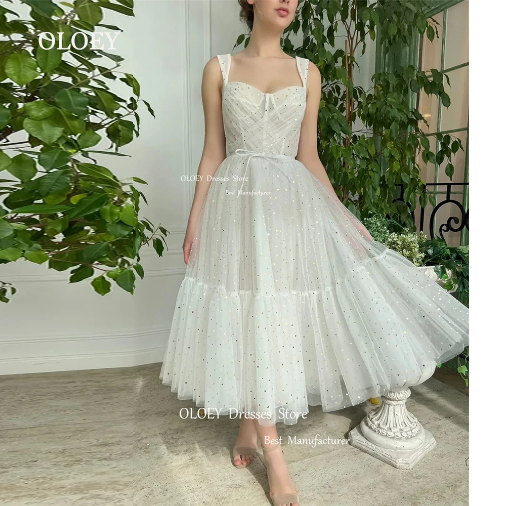 

OLOEY Elegant Sweetheart Prom Dresses Stars Silky Organza Sleeveless Party Dress Performance Dress Zipper Back Custom Made