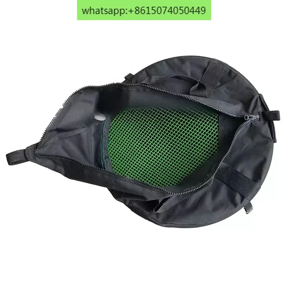 Garden Grass Trimmer Bag Waterproof Dry Black Hydroponics Leaf Bowl Trimming Bag