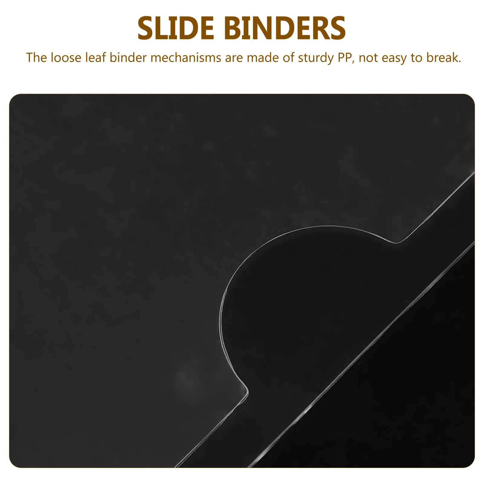 

10Pcs Clear Report Covers Sliding Bar File Folders Multi-Function File Binder Paper Organizer Document Holder Clamp