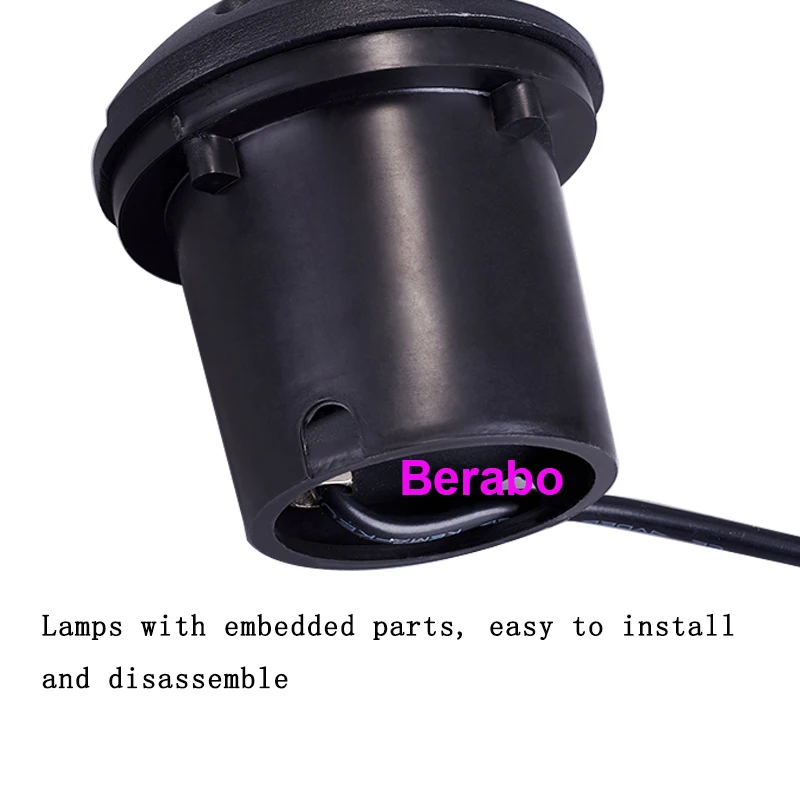 3W 6W 10W LED Garten Licht IP67 AC110V 220V DC12V Strahler Outdoor Einbau Unterirdischen Lampe boden Landschaft Beleuchtung – Detail 13