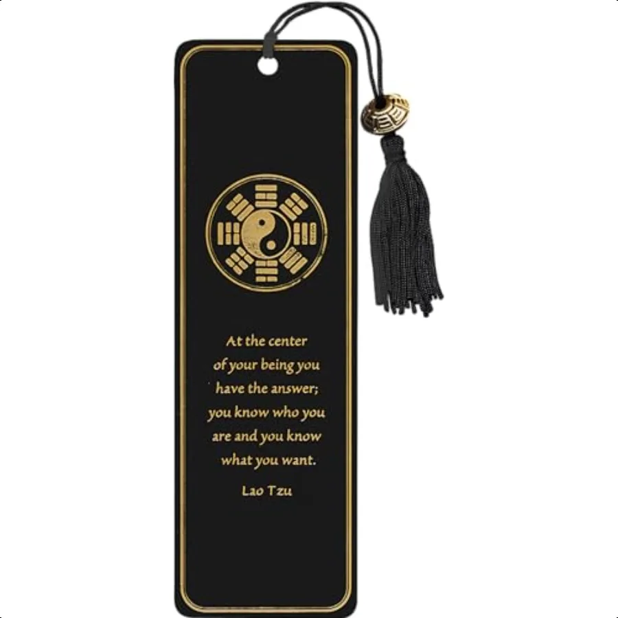 Yin Yang Perlen-Lesezeichen