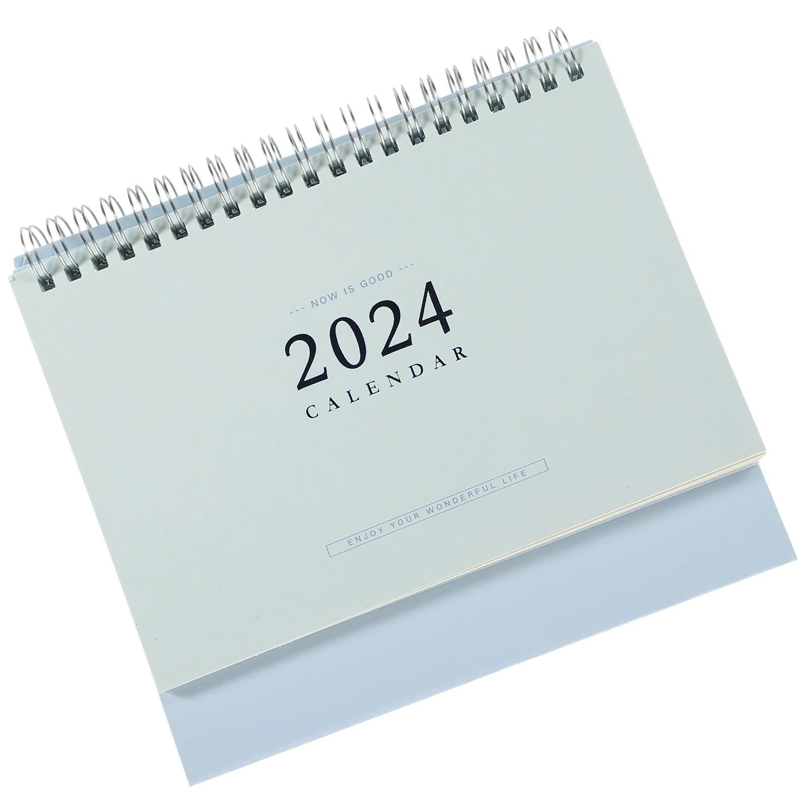 Thick Paper Desktop Calendar Monthly Decorative Standing Office Supplies For Home Conference Room Classroom Coil Binding